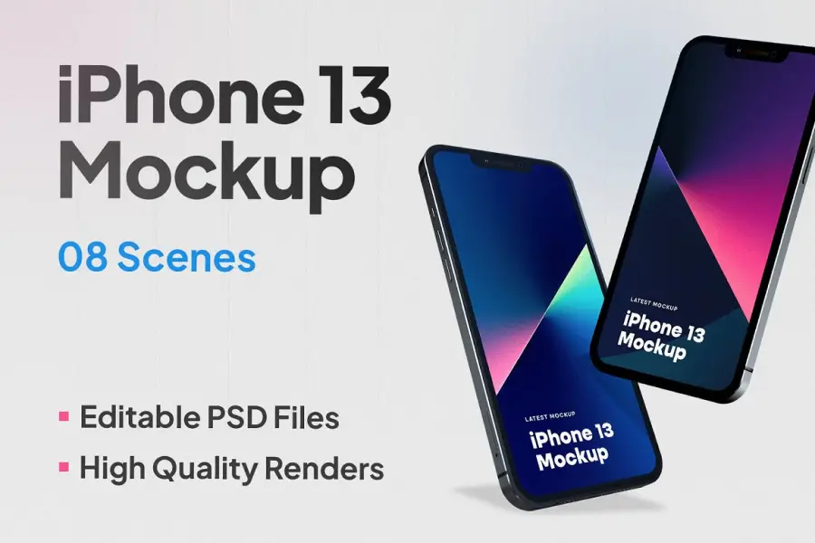 Maqueta de iPhone 13 Pro -
