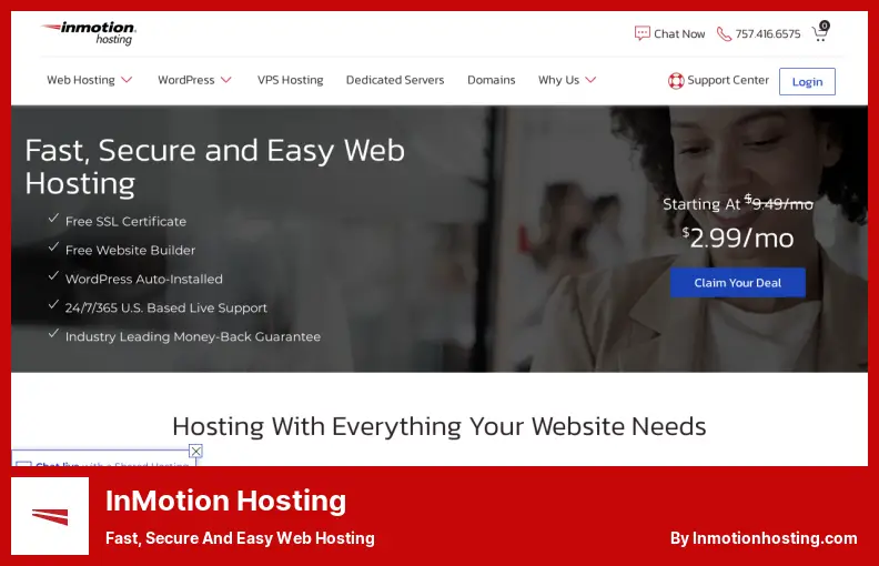 InMotion Hosting - 高速、安全、簡単な Web ホスティング