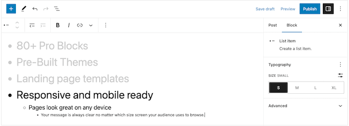 WordPress에서 목록 스타일 변경 Changing the list styles in WordPress