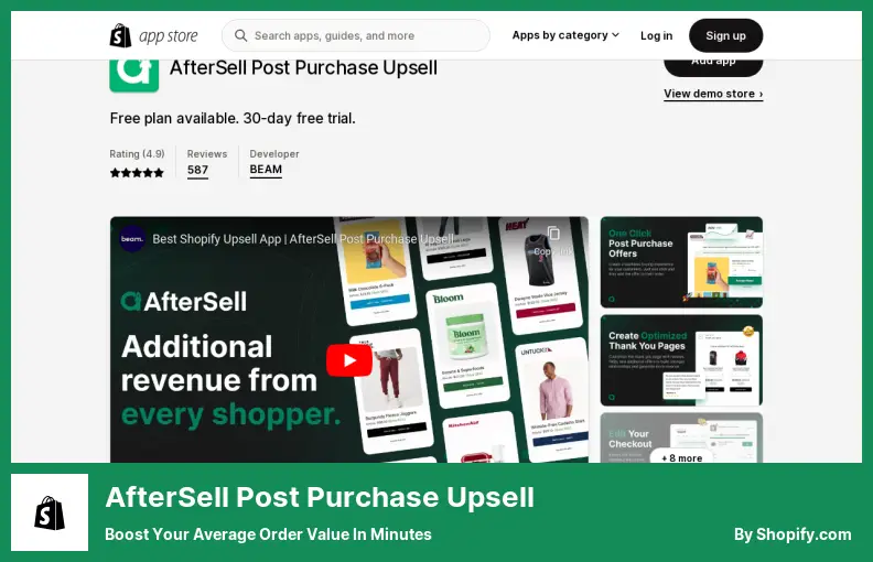 AfterSell Upsell nach dem Kauf – Steigern Sie Ihren durchschnittlichen Bestellwert in wenigen Minuten