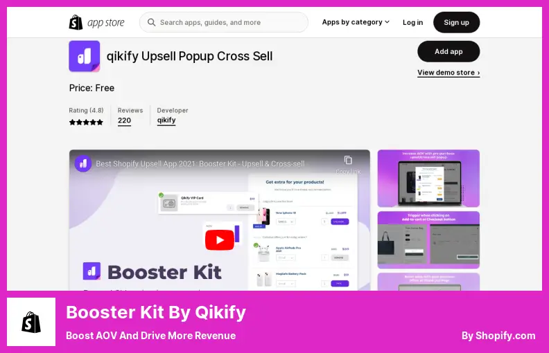 Booster Kit von qikify - Steigern Sie den AOV und steigern Sie den Umsatz
