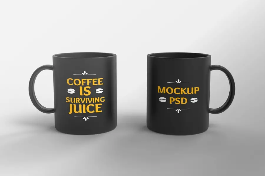 Kahve Kupa Bardak Maketi -