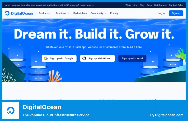DigitalOcean - O popular serviço de infraestrutura em nuvem