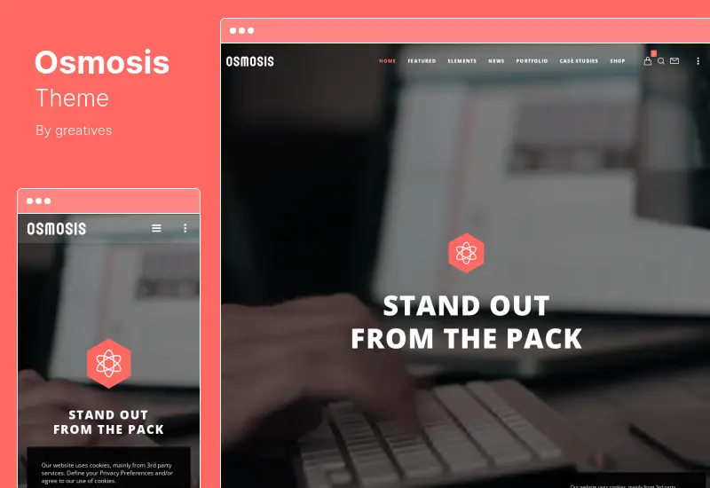 Osmosis Theme - ธีม WordPress อเนกประสงค์ที่ตอบสนอง