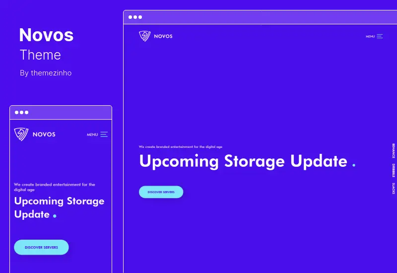 Novos Theme - ธีม WordPress ของ บริษัท ไอทีและโซลูชันดิจิทัล