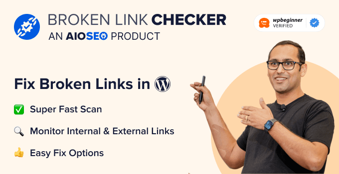 aioseo 的 wordpress 斷開鏈接檢查器 introducing broken link checker for wordpress by aioseo