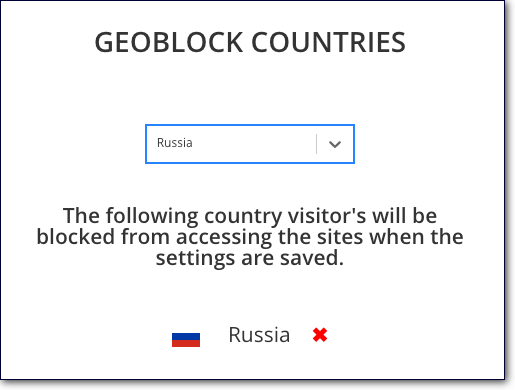 malcare geoblocking ประเทศ
