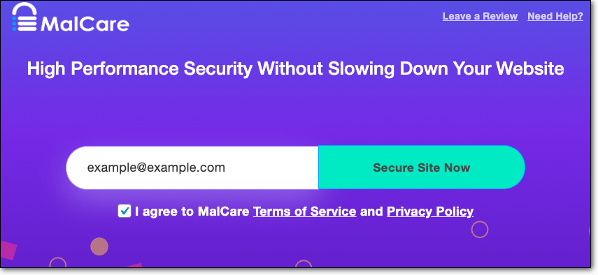 Malcare 플러그인으로 보안 확인