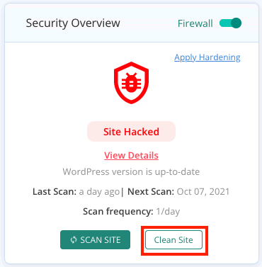 eliminar malware del sitio de WordPress usando MalCare