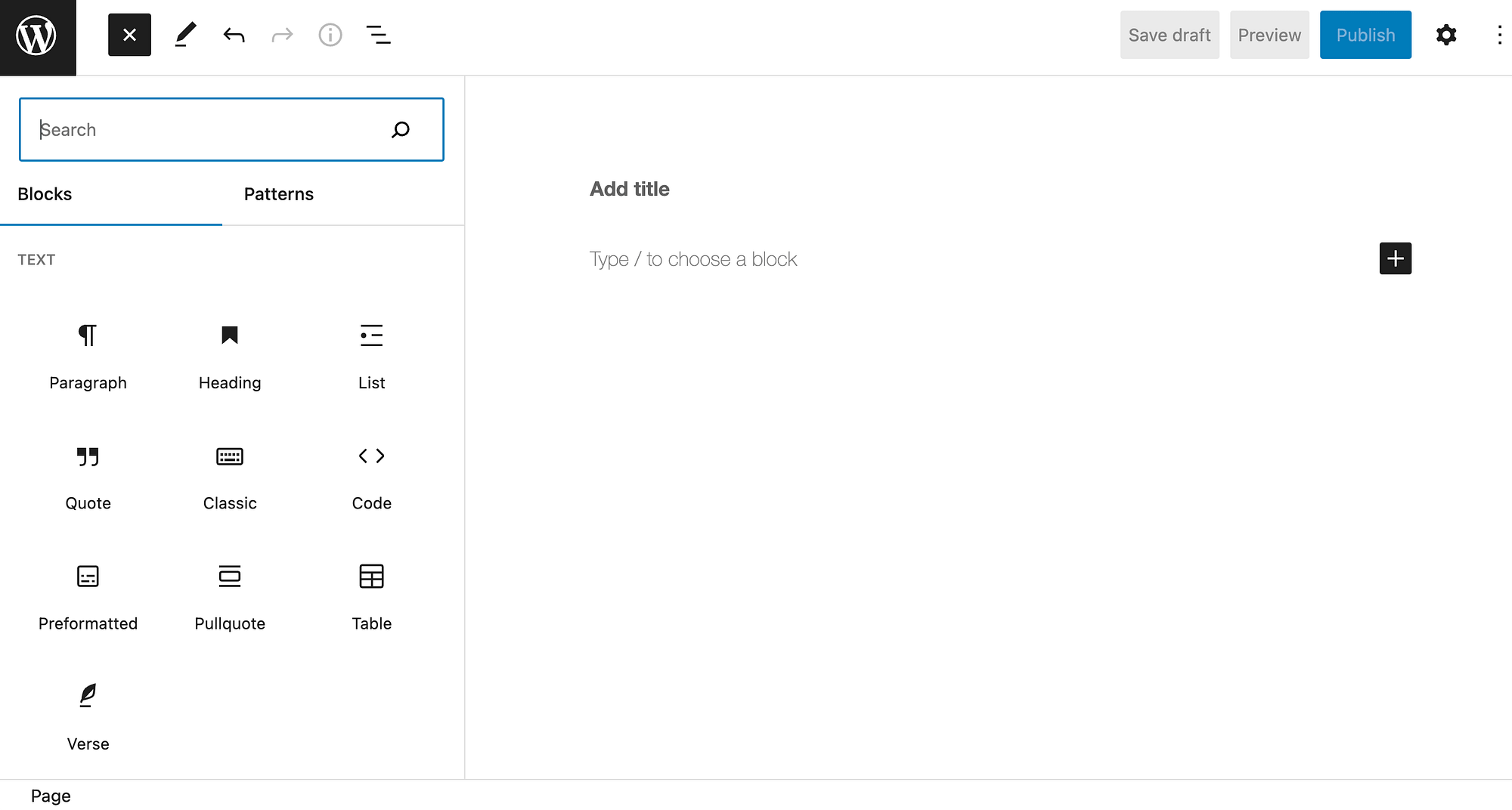 Blok WordPress