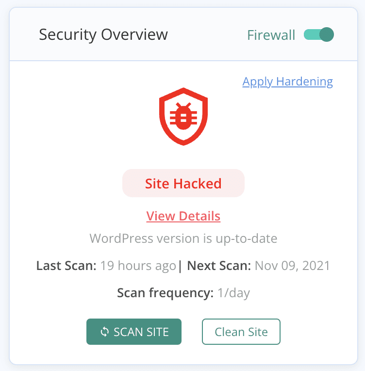Scaner de malware MalCare