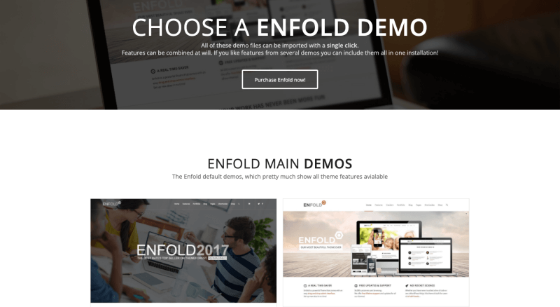 enfold 테마