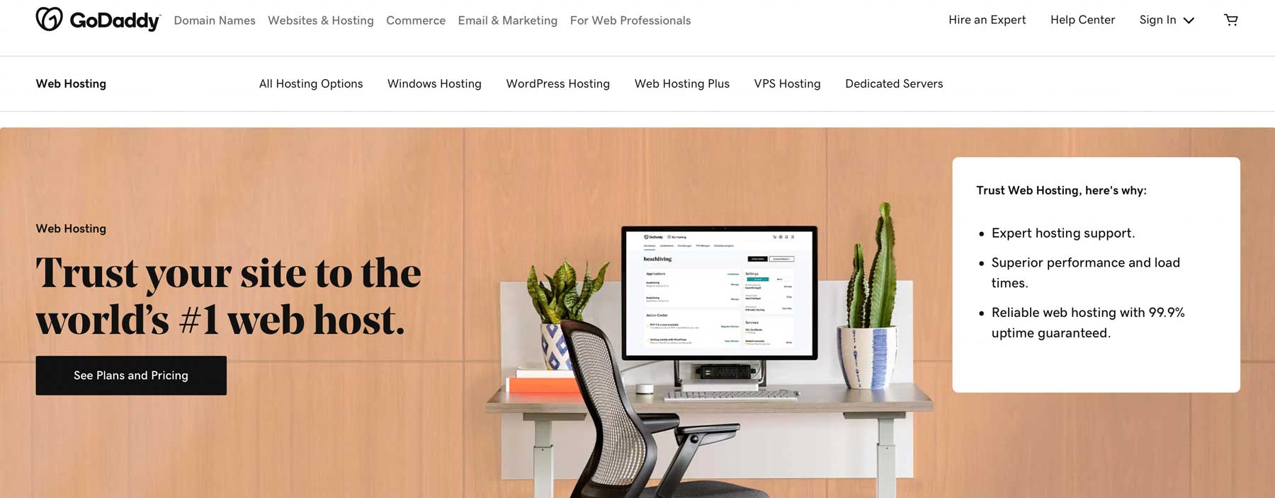 Günstiges GoDaddy-Hosting