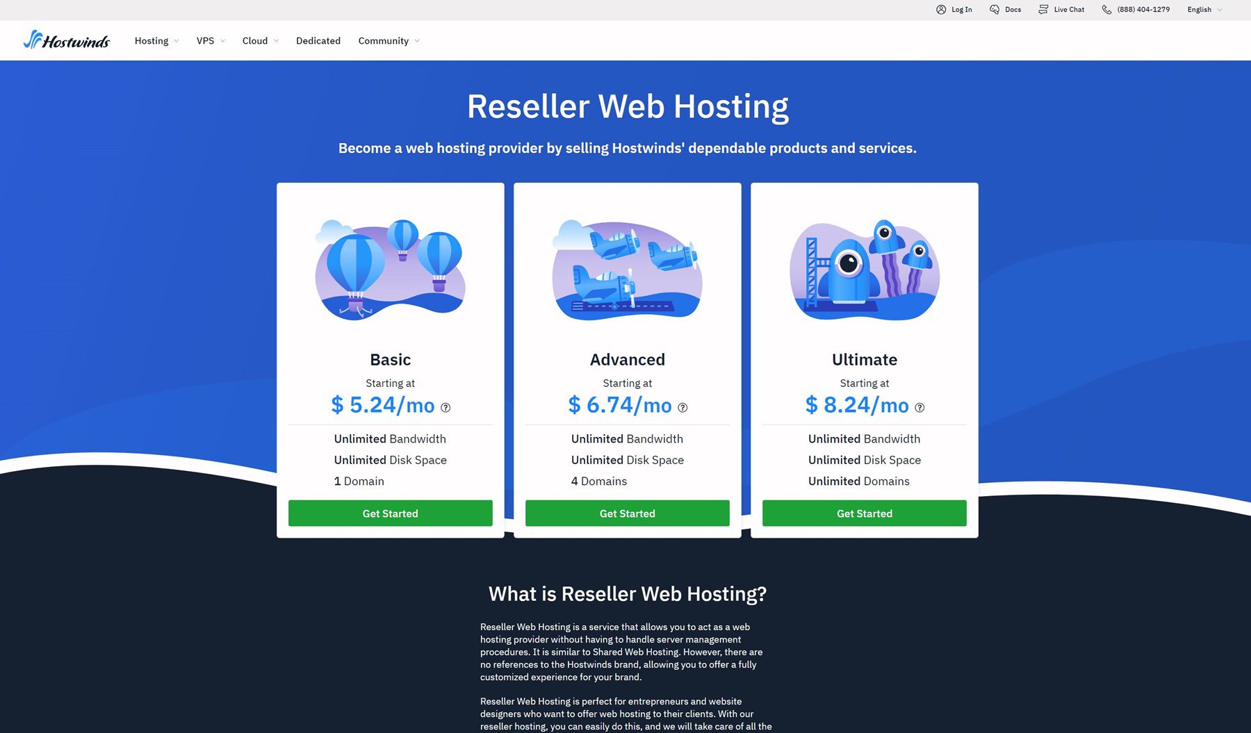 โฮสติ้งตัวแทนจำหน่าย WordPress ที่ดีที่สุด - hostwinds