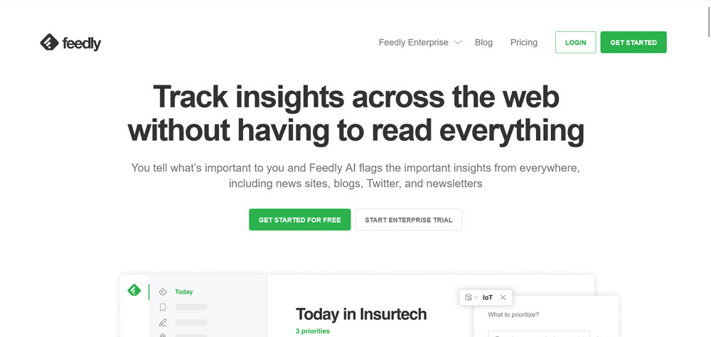 feedly ücretsiz rss okuyucu