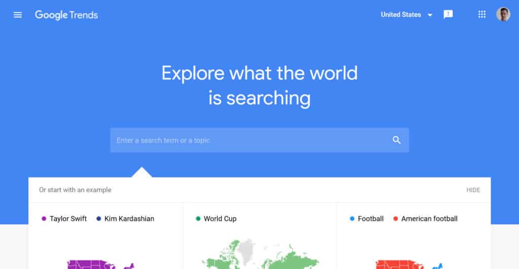 google trendler ücretsiz bir pazarlama aracıdır