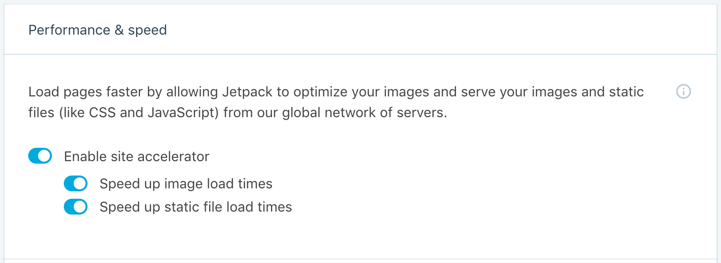 Jetpack CDN 设置