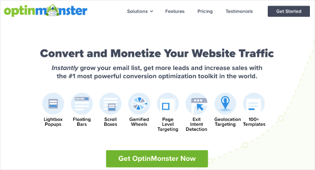 optinmonster nuova homepage