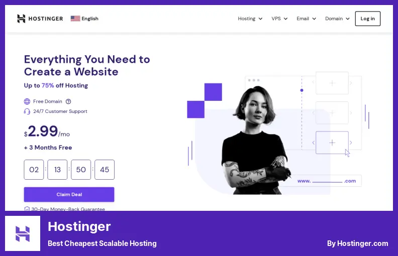 Hostinger - 最も安価でスケーラブルなホスティング