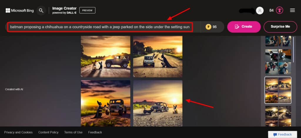 Pembuat Gambar Microsoft Bing