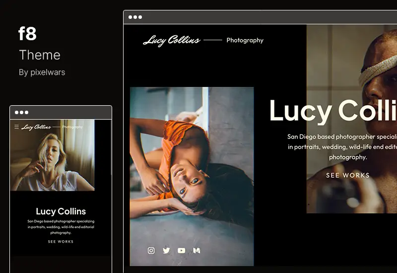 Tema f8 - Tema WordPress de Fotografia NextGen