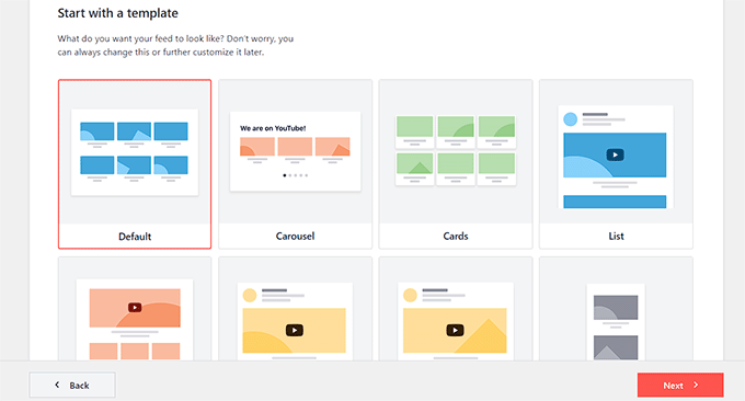Выберите шаблон для прямой трансляции YouTube Choose a template for your Live YouTube feed