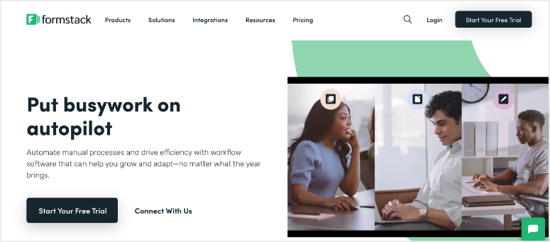 Home page di Formstack - IsItWP - Rilevatore di temi WordPress gratuito formstack best form builders with conditional logic