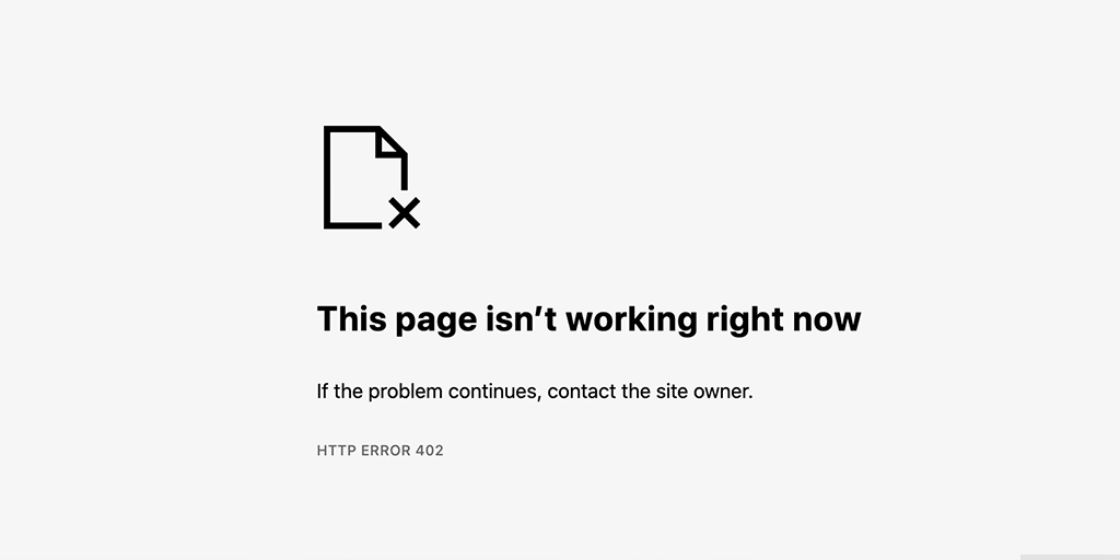 4xx エラーとは何ですか? 4xx HTTP ステータス コードのガイド 5 error 402
