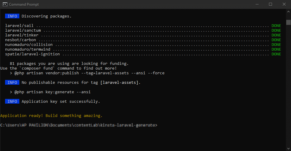 Tworzenie projektu Laravel