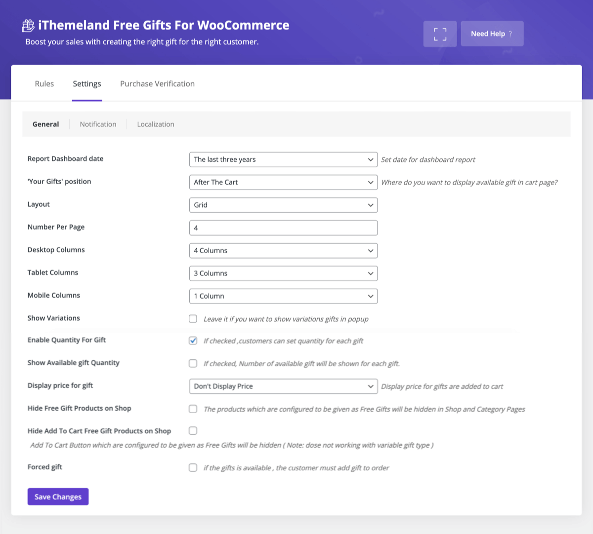 WooCommerce 설정을 위한 무료 선물