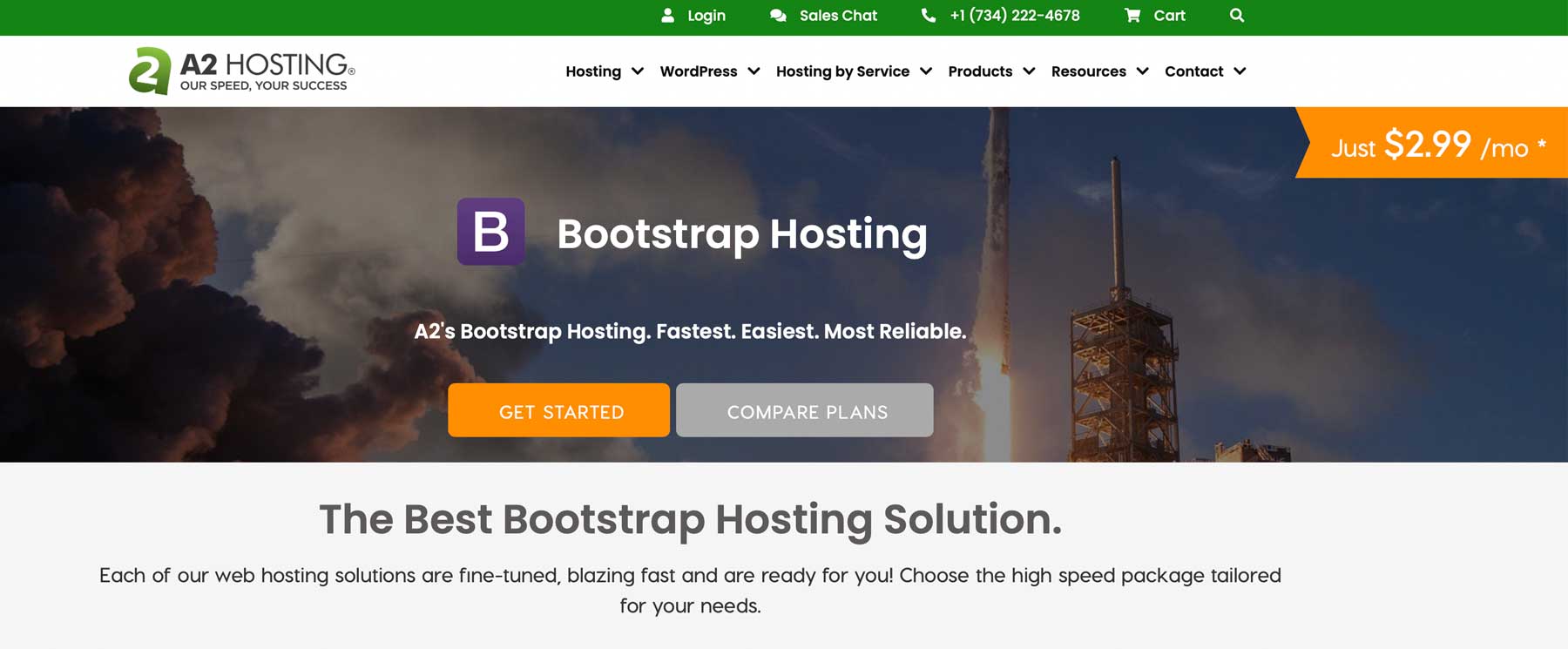 Hosting A2 untuk Bootstrap