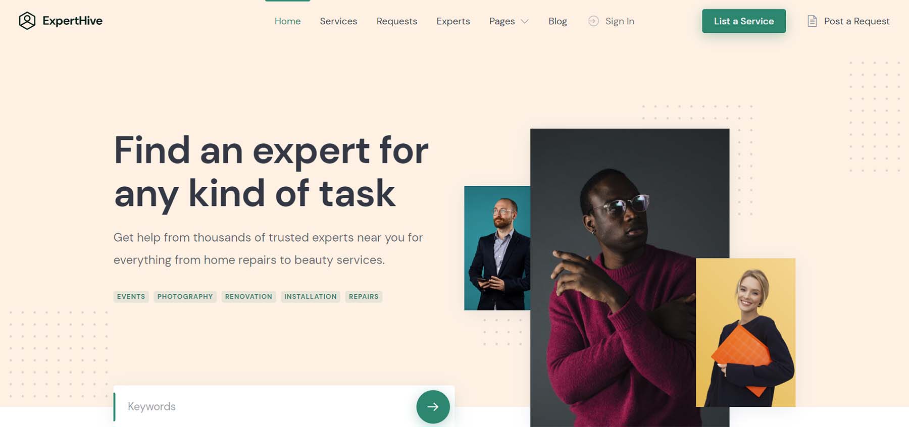 ExpertHive, un thème Annuaire WordPress