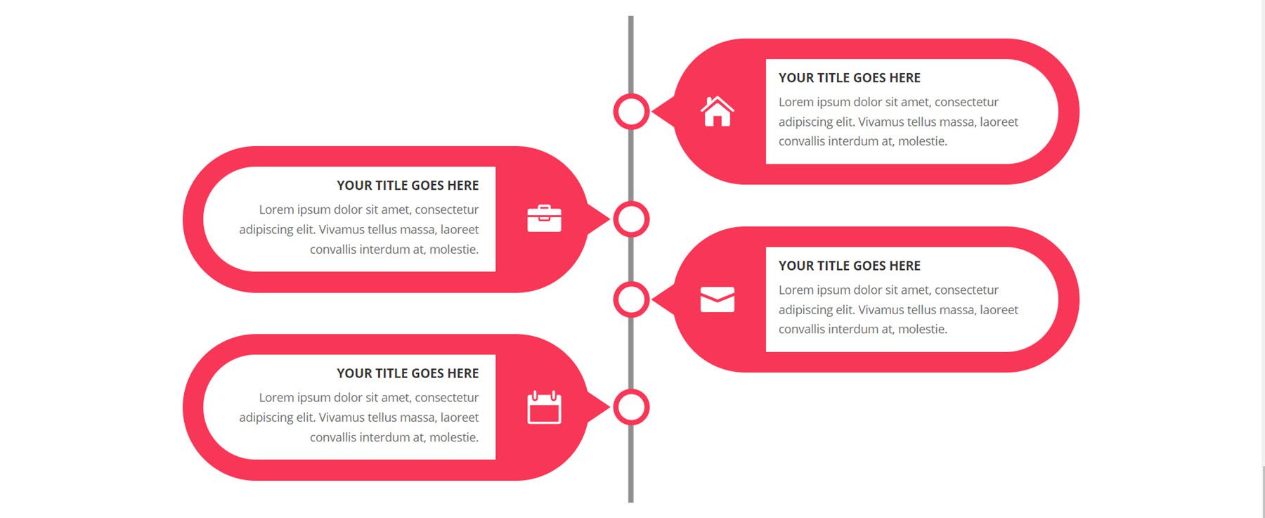 Divi 제품 하이라이트 Divi 타임라인 레이아웃 팩 레이아웃 10