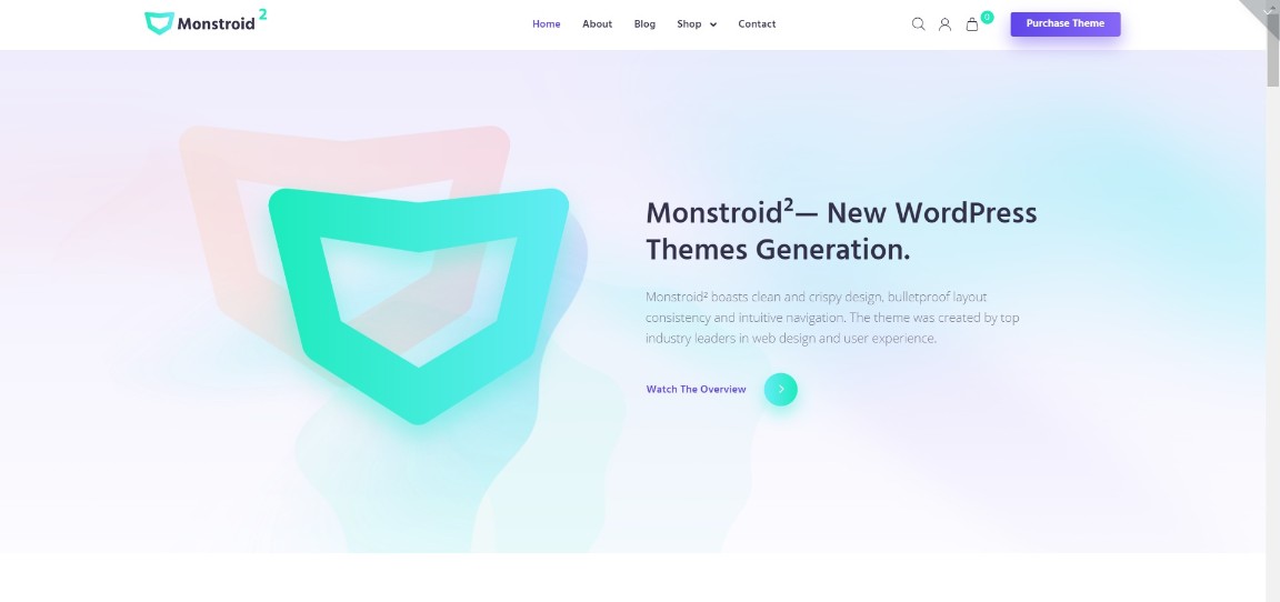 Sitio de demostración del tema Monstroid2 Multipurpose Modular Elementor WordPress