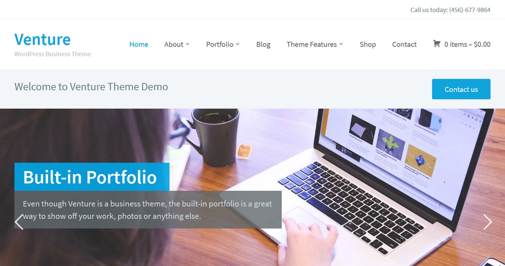 Tema empresarial de WordPress para empresas