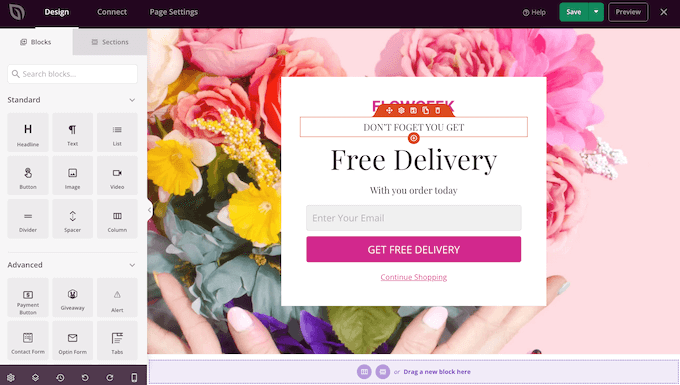 O plug-in do construtor de páginas SeedProd The SeedProd page builder plugin