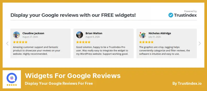 Plugin Widget untuk Ulasan Google - Tampilkan Ulasan Google Anda secara Gratis