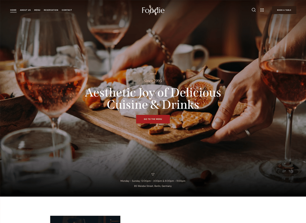 푸디 | Food & Wine Elementor Multiskin WordPress 테마