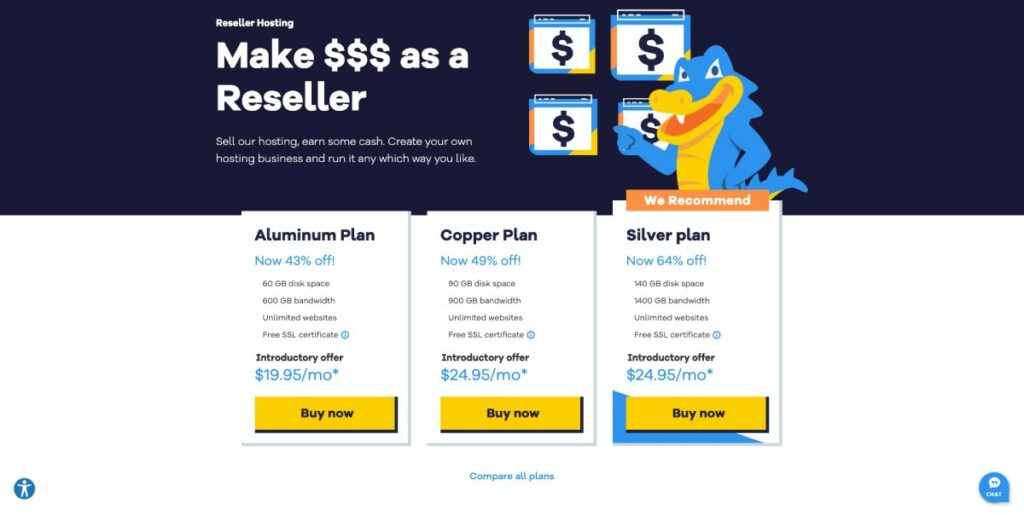 revendedor vps hostgator. preços