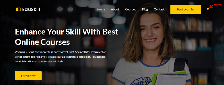 検索アイコン WordPress 検索をメニューに追加