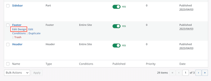 Alt bilgi şablonu nasıl özelleştirilir How to customize a footer template