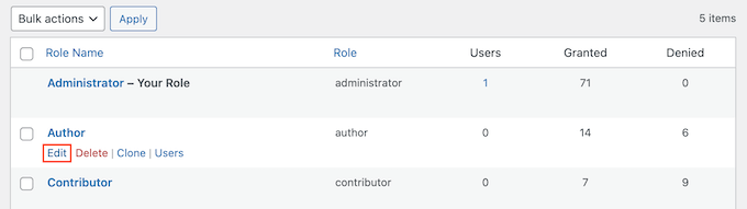 WordPressでユーザーロールを編集する方法 How to edit user roles in WordPress