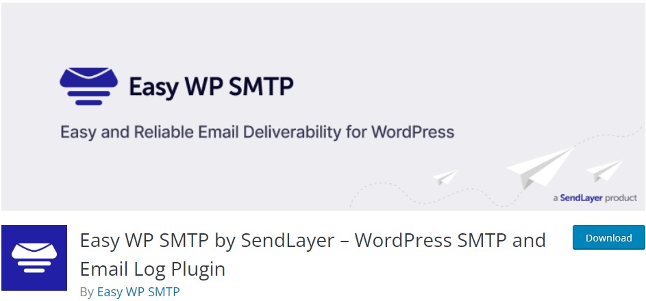 facile wp smtp configurer les paramètres SMTP de WordPress