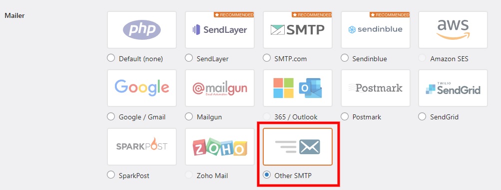 smtp メーラー WordPress の SMTP 設定を構成する
