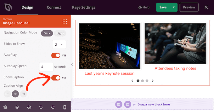 Dodawanie podpisów do suwaka WordPress Adding captions to a WordPress slider
