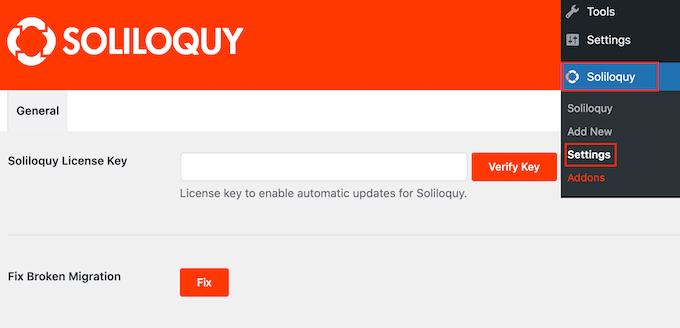 Aktywacja wtyczki Soliloquy WordPress Activating the Soliloquy WordPress plugin