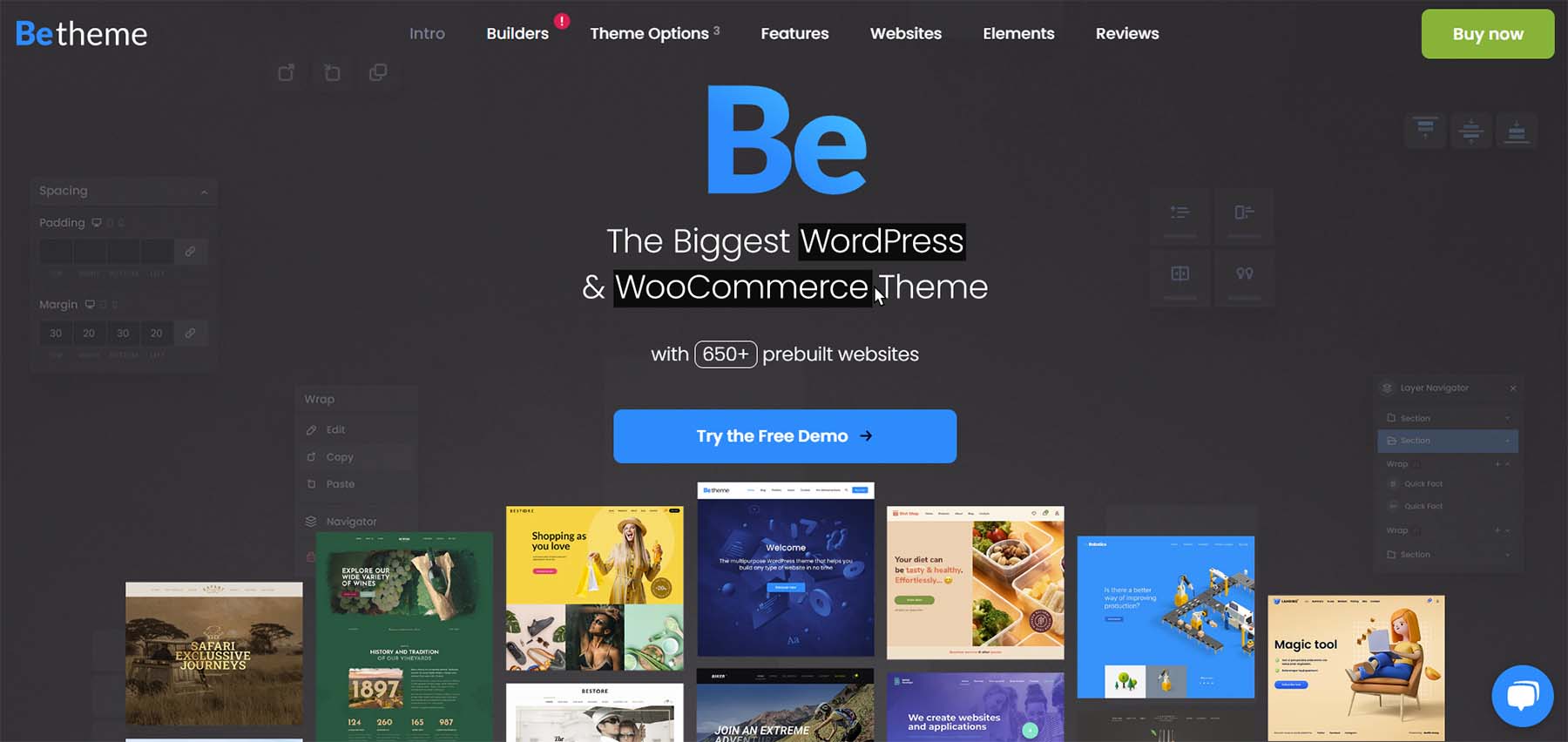 BeTheme พรีเมี่ยม WordPress ธีม