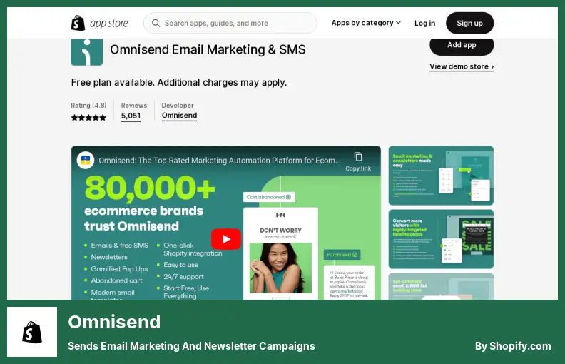 Omnisend – Versendet E-Mail-Marketing- und Newsletter-Kampagnen