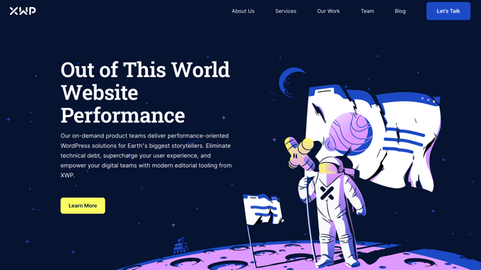 WXP WordPress 開発代理店 WXP WordPress Development Agency