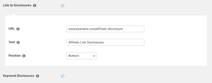 Automatyczne wstawianie ujawnień podmiotów stowarzyszonych w WordPress Automatically inserting affiliates disclosures in WordPress